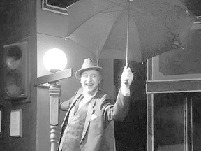 Lowgan Pertout stars in the role of Don Lockwood (made famous by actor Gene Kelly in the film version) in Singin? In The Rain, presented by Original Kids Theatre Company and running until Sunday at Spriet Family Theatre. (Anita Watkins/Special to QMI Agency)