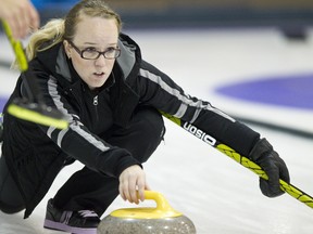 Jessie Kaufman's team earned a bye to the 2014 Scotties due to their strong play on the Tour. (Ian Kucerak, Edmonton Sun)