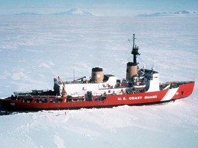 Polar Star, the U.S. Coast Guard icebreaker, is seen in a handout photo taken in Antarctica April 4, 1999. (REUTERS/U.S. Coast Guard/Handout via Reuters)