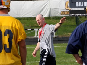 Pat Tracey is leaving his position as the Queen's Golden Gaels defensive co-ordinator to become special teams coach with the CFL's Winnipeg Blue Bombers. (Whig-Standard file photo)