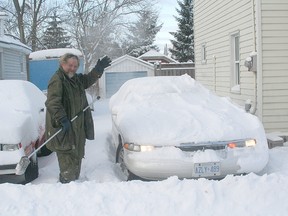 Taking in winter with a grin