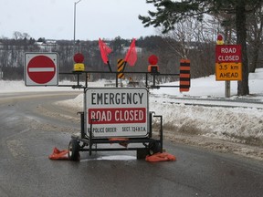 Huron County OPP have re-opened Hwy. 8 from Goderich to Seaforth. All other county, provincial and towship roads remain closed.  (SIGNAL STAR FILE PHOTO)