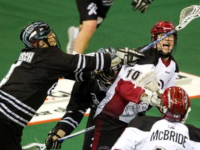 The Edmonton Rush beat the Colorado Mammoth in their season opener, a feat they hope to repeat in their home opener. (Edmonton Sun file)