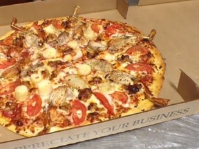 The Everglades pizza from Evan's Neighborhood Pizza.(Screen grab)
