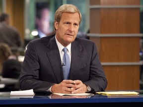 Jeff Daniels stars as gruff news anchor Will McAvoy in The Newsroom (Handout)