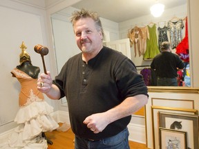 Auctioneer Michel ?Hoss? Bertrand will lead an estate auction. (CRAIG GLOVER, The London Free Press)