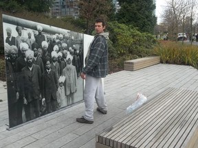 A man who was photographed peeing on a memorial to victims of the Komagata Maru incident will not be charged say Vancouver police. (PHOTO SUBMITTED)