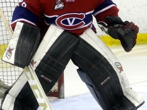 Sam Tanguay has sparkled in goal since joining the Kingston Voyageurs last month. (Supplied photo)