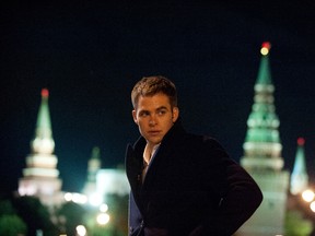 Chris Pine plays Jack Ryan in the spy thriller "Jack Ryan: Shadow Recruit". (Handout)