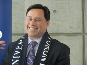 Training, Colleges and Universities Minister Brad Duguid announces Tuesday, January 14, 2014, that post-secondary students who volunteer at the 2015 Pan Am and Parapan Am Games will get a break on their OSAP loans. (Antonella Artuso/Toronto Sun)