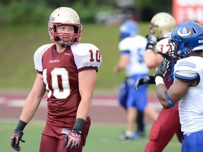 Concordia linebacker Max Caron, a Frontenac Secondary School graduate, is ranked No. 10 on the prospects list for the 2014 Canadian CFL Draft. (QMI Agency file photo)