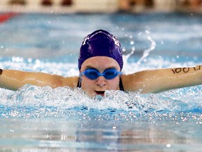 Close to 500 athletes from across Ontario competed at the Belleville Youth Swim Team Winter Invitational in the Templeman Menninga Aquatic Centre at the Quinte Sports Centre this past weekend.