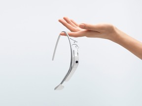 Google Glass, smart glasses under development by Google, are seen in an undated handout picture released February 20, 2013. (REUTERS/Google/Handout)