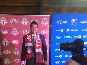 Toronto FC selected Nick Hagglund, a centre back out of Xavier, in Thursday’s MLS SuperDraft. (Toronto FC Twitter photo)