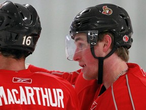 Kyle Turris and Clarke MacArthur have been linemates since the start of the season.