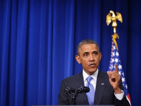 President Barack Obama risks losing crucial left-wing support if he approves Keystone. AFP/Mandel Ngan)