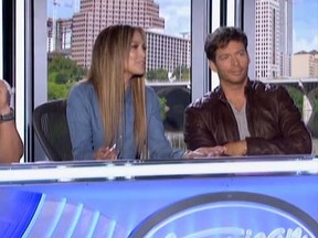 American Idol judges Keith Urban, Jennifer Lopez and Harry Connick Jr. (Handout)