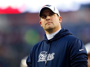 New England Patriots offensive co-ordinator Josh McDaniels (AFP)