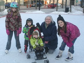 outdoor skating people