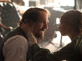 Ralph Fiennes and Felicity Jones in "The Invisible Woman."