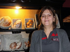 Maria Pina, co-owner of Art’es Bakery and Pastries along with her husband Fernando Goncalves have brought almost 30 years of work experience to Strathroy. The Portuguese inspired bakery has been well received since opening in early November.
JACOB ROBINSON/AGE DISPATCH/QMI AGENCY