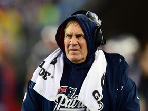 Patriots coach Bill Belichick doesn’t want his players taking advantage of Colorado’s legalization of marijuana. (Andrew Weber-USA TODAY Sports)
