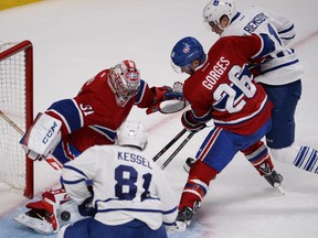 The Toronto Maple Leafs and Montreal Canadiens meet Saturday night at the Air Canada Centre. (Martin Chevalier/QMI Agency)
