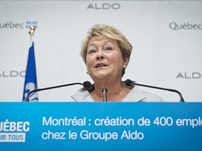 The Premier of Quebec, Pauline Marois near Montreal in Friday, January 17, 2014 . (JOEL LEMAY / QMI AGENCY)