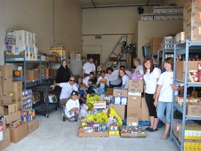 Volunteers collect nonperishable food during Love Whitecourt Day in June. Lori Vodden, Whitecourt Food Bank co-ordinator said more donations are needed.
Barry Kerton | Whitecourt Star