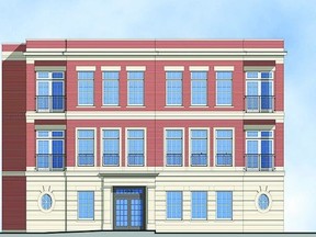 This proposed three-storey, seven-unit condominium has drawn opposition from residents of Wortley Village ahead of Tuesday?s civic planning committee meeting. (Special to The Free Press)