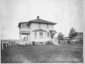 While this traditional white siding home may have housed the medical superintendent and his family in the early 20th century, today the house is vacant and has fallen into disrepair.