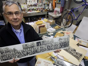 Former head librarian and current historian Matt Scholtz is gathering material for a photographic history book on Tillsonburg. Although embracing modern technology, part of the process will feature piles of material sorted on the ping pong table in his basement. Those wishing to contribute to the project are invited to call Scholtz through Facebook, via email at mattscholtz@rogers.com or by telephone at 519-842-5584. Jeff Tribe/Tillsonburg News