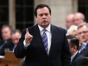 Canada's Employment and Multiculturalism Minister Jason Kenney speaks during Question Period in the House of Commons on Parliament Hill in Ottawa November 18, 2013. REUTERS/Chris Wattie