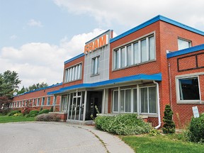 Perth County's new EMS headquarters and ambulance base will likely be built on the site of the former Fram automotive filter factory on Douro Street in Stratford. (MIKE BEITZ/The Beacon Herald)