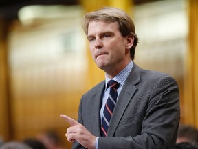 Conservative Member of Parliament Chris Alexander speaks in the House of Commons on Parliament Hill in Ottawa June 18, 2013.    REUTERS/Chris Wattie