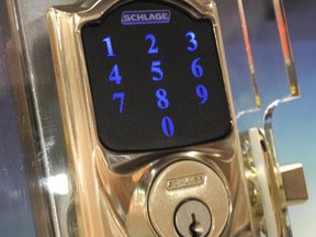 Schlage Camelot Touchscreen Deadbolt with Alarm