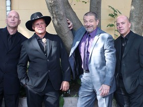 For the second consecutive year, Sarnia blues band Lit'l Chicago is competing in Memphis, Tennessee, in the International Blues Challenge. From left are John Paul Esser (drums), Jef Heynen (bass), Robb Sharp (guitar and lead vocals), Dave Grennan (keyboards), and Wulf Von Waldow (saxophone). SUBMITTED PHOTO