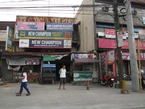A typical urban storefront in the Philippines. (Graham Hicks?