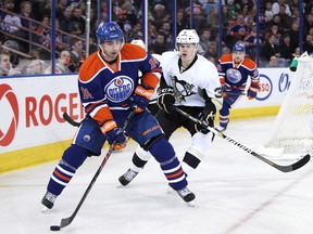 Jordan Eberle says the Oilers are getting better at maintaining possession of the puck during the power play. (Ian Kucerak, Edmonton Sun)