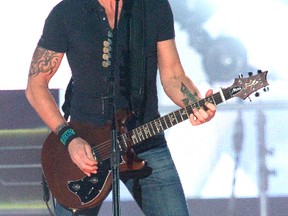 Country star Keith Urban hit the Budweiser Gardens Thursday night on the eastern leg of his Canadian tour. (DEREK RUTTAN, The London Free Press)