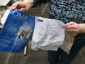 JOHN LAPPA/THE SUDBURY STAR
This magazine arrived late, wet and wrapped in plastic after a Canada Post vehicle was involved in an accident on Jan. 17 on Highway 69 South.