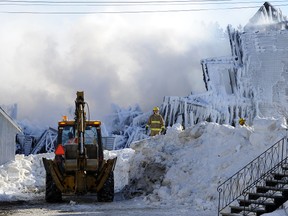 The tragic fire in a residence for seniors in L'Isle-Verte resonates throughout Quebec, Thursday, January 23, 2014. STEVENS LEBLANC / QMI AGENCY