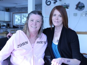 Joann Babineau (left) and Shanon Brausen, both of whom have been diagnosed with MD. - Karen Haynes, Reporter/Examiner