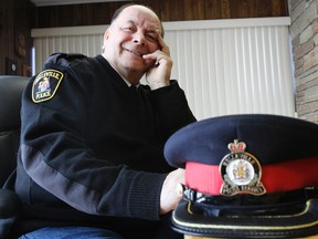 Insp. Mike Graham, 58, worked his last day with Belleville police services Dec. 31, 2013, closing in on a 32-year career. - JEROME LESSARD/The Intelligencer/QMI Agency