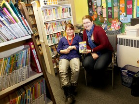 Eight-year-old Kersti Hilts is seen here with Melanie Burton, Reading Rocks coordinator in Belleville, ON., on Jan. 24, 2014. Reading Rocks is celebrating its 10th year of operation this year.

Emily Mountney/The Intelligencer/QMI Agency