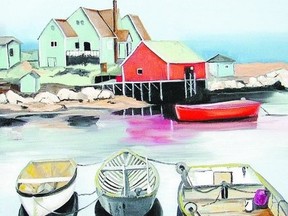 Early Morning on the Bay by London artist Linda Byrne is part of a new exhibition of her work on at Art With Panache Gallery until Feb. 16.
