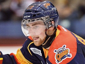 Former Belleville Bulls forward Michael Curtis returns to town Saturday as a member of the Erie Otters. (TERRY WILSON/OHL Images)