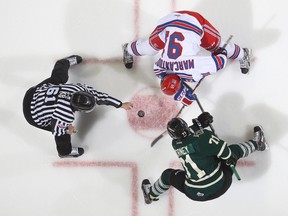 Kitchener Rangers vs. London Knights, January 25, 2014 at Budweiser Gardens in London. (GETTY IMAGES/AFP file photo)