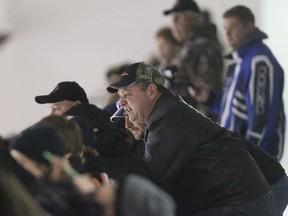 These fans taking in a AAA Bantam hockey game at Veterans Memorial Sports Complex in Stonewall last week are fine, but the ones who live vicariously through their kids and yell at referees and other parents? They should stay home. (Kevin King/Winnipeg Sun)
