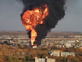 Dan Vandal is demanding the feds revamp rail safety rules, including forcing companies to share shipping information on dangerous goods with the municipalities they'll be shipped through, following the fireball at Speedway International Oct. 1, 2012.